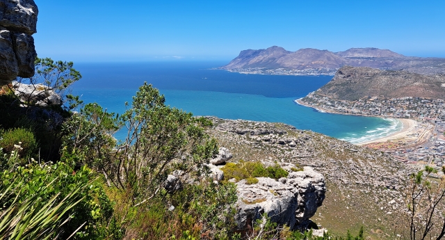 Trappieskop and Fish Hoek, from Cave Peak